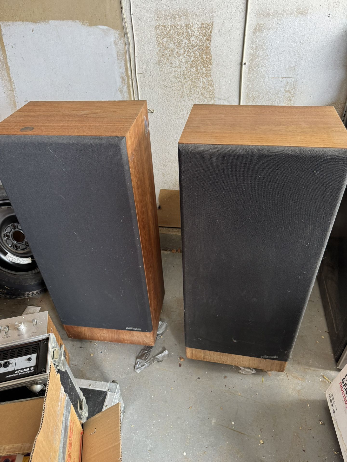 Vintage Polk Audio SDA II Series Reference Monitor System Pair 