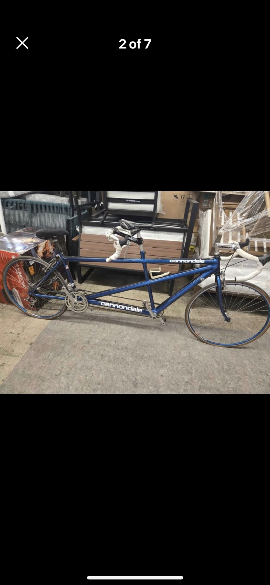 Cannondale rt3000 tandem road bike bicycle 58/46 58cm front 46cm rear Needs new tape on rear bars  And rear pedals  1200$ Pick up Mesa Alma School and