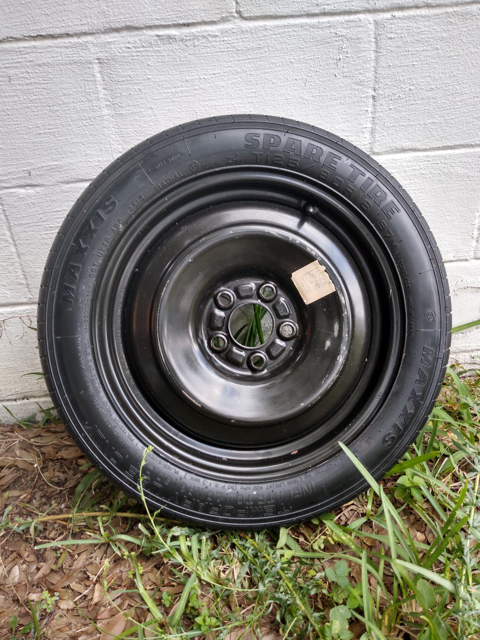 Brand new spare tire 5 lug 16 inch rim