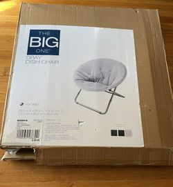 Gray Dish Chair