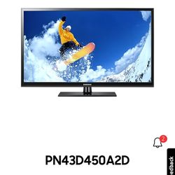 Samsung 43 " 720p 600Hz Plasma HDTV PN43D450A2D