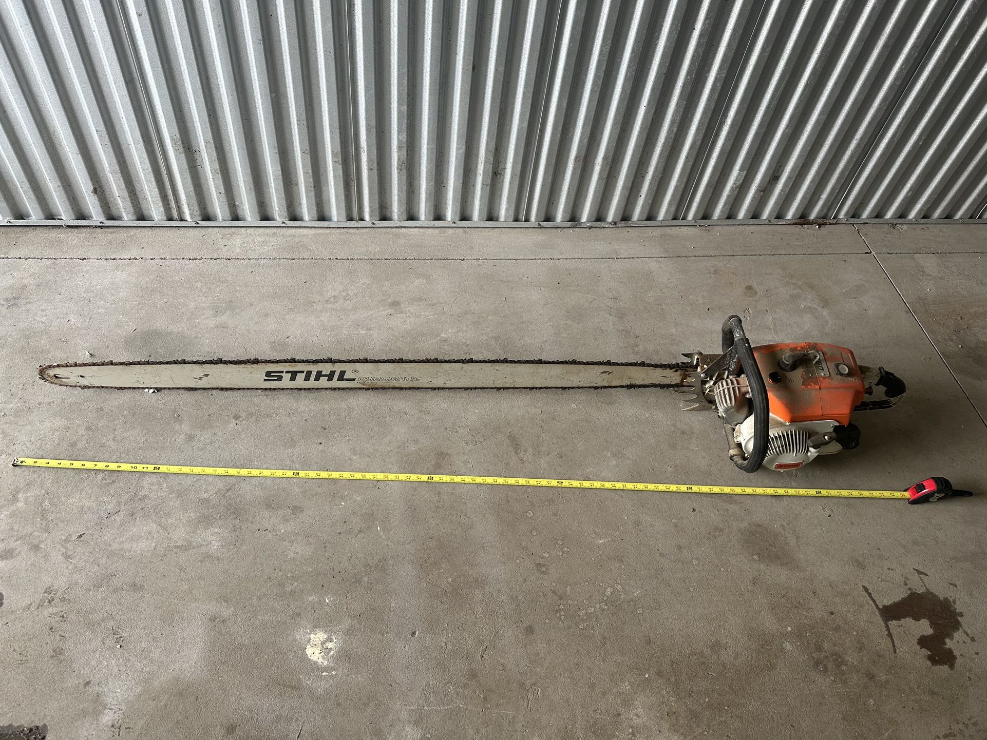 stihl 090 chainsaw And Gas Drills Vintage Read!!