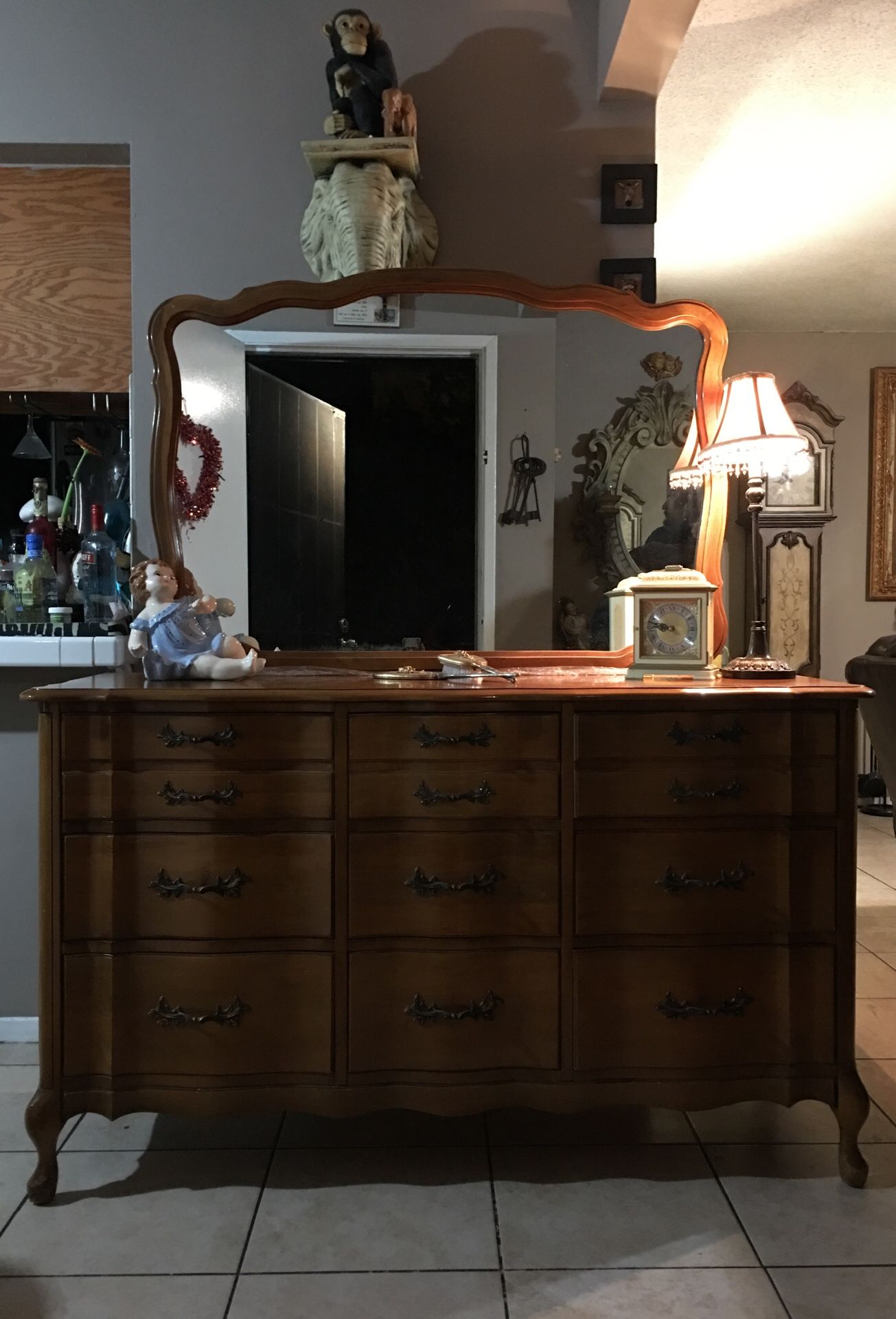 1960’s permacraft furniture co. French provincial wooden dresser
