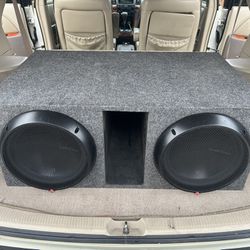 Rockford Fosgate 12” T1s And T1000-bd Amplifier All In Like New Condition! $1000 