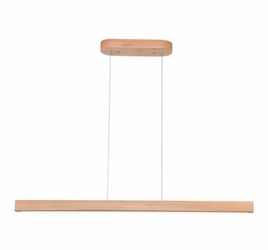 39" Wooden Linear Pendant Light LED Pendant (all details in photos)