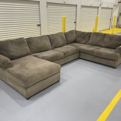 Brown Sectional Sofa 