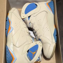 Nike Air Jordan 7 Retro Pacific Blue Size  9 Sneakers (Rare 2005)  