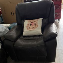 Leather Electric Recliner  