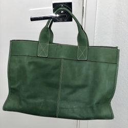 Green Leather Bag