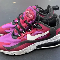 Nike Air Max 270 React Sneakers Women’s US 6 EUR 36.5 CI3899-600 Pink