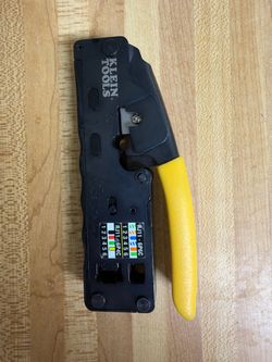 Klein Tools VDV226-107 RJ45/RJ11 Ratcheting Crimper – $30