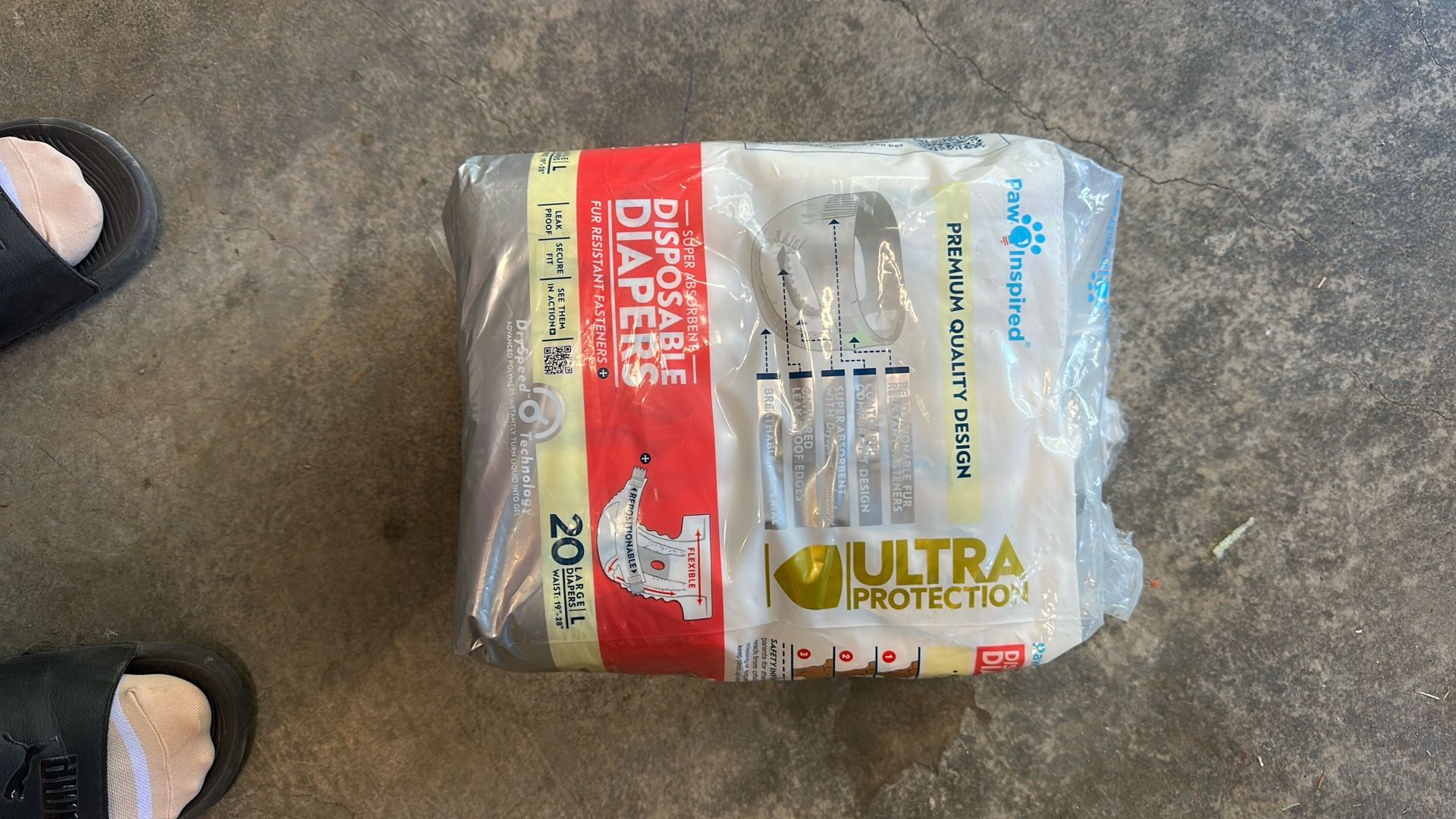 Free Large Dog diapers 