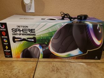 JETSON SPHERE LIGHT UP HOVERBOARD WITH BUGGY ATTACHMENT for Sale