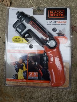 BLACK & DECKER PIVOT SCREWDRIVER