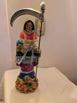 12" Santa muerte Nueva en caja, holy dead