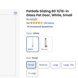 PetSafe Sliding Glass Door 