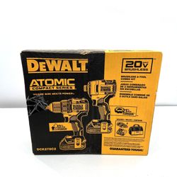 DeWalt DCK278C2 Atomic 20-Volt MAX brushless Compact Combo Kit 