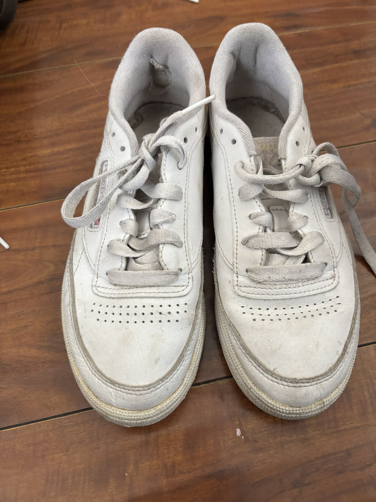 White Reebok Shoe