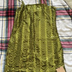 Green Mini Dress