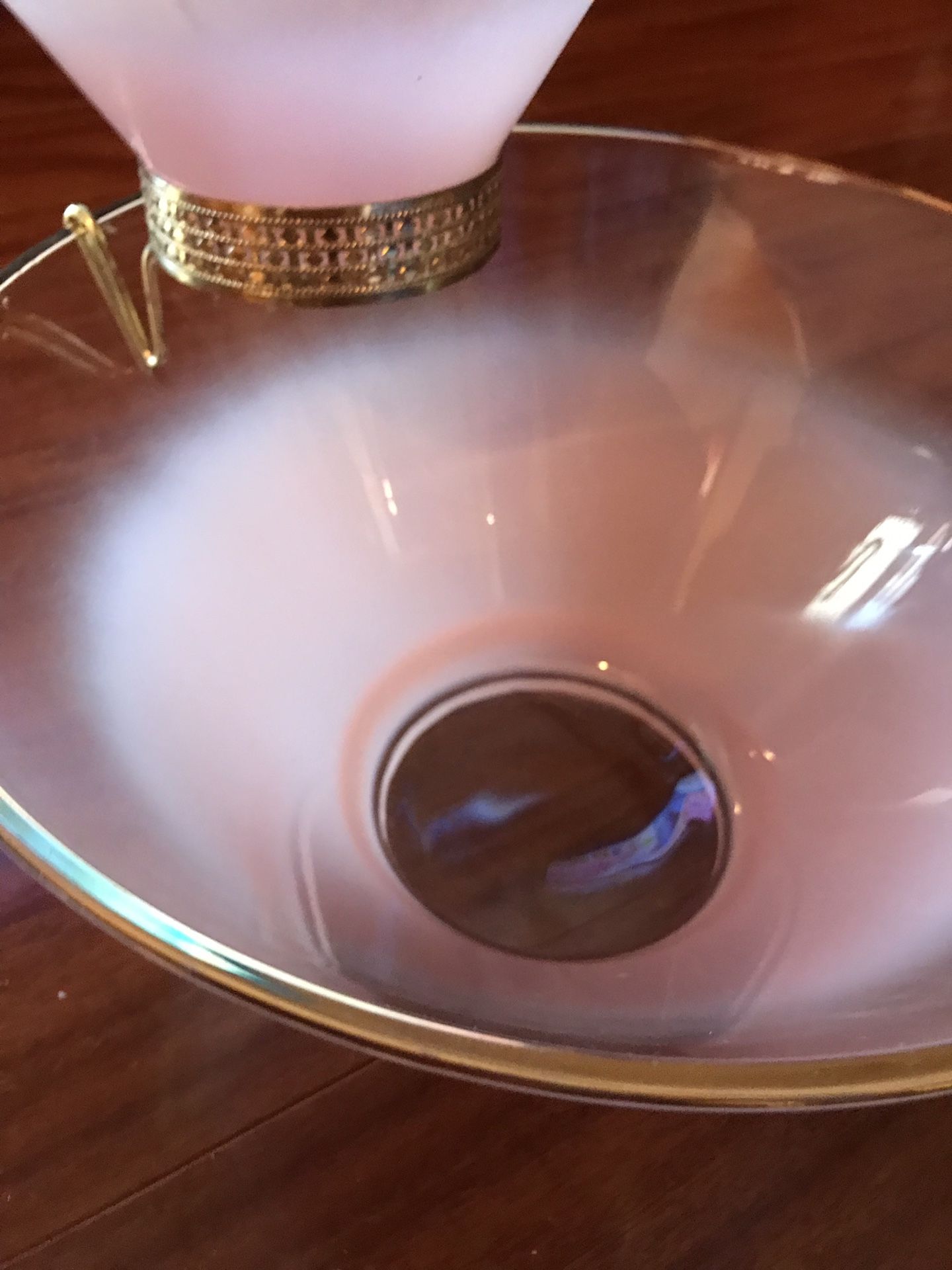 Mid century chip and dip bowl