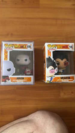 Dragon ball funko pop vegeta and Jiren