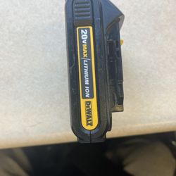 Dewalt 20v Max Lithium Ion Battery 