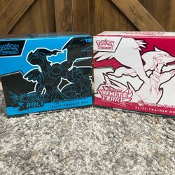 Black Bolt And White Flare Pokemon Center ETB