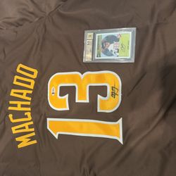 Manny Machado Signed Jersey, Autographed Rookie Baseball Card, Padres, Chargers