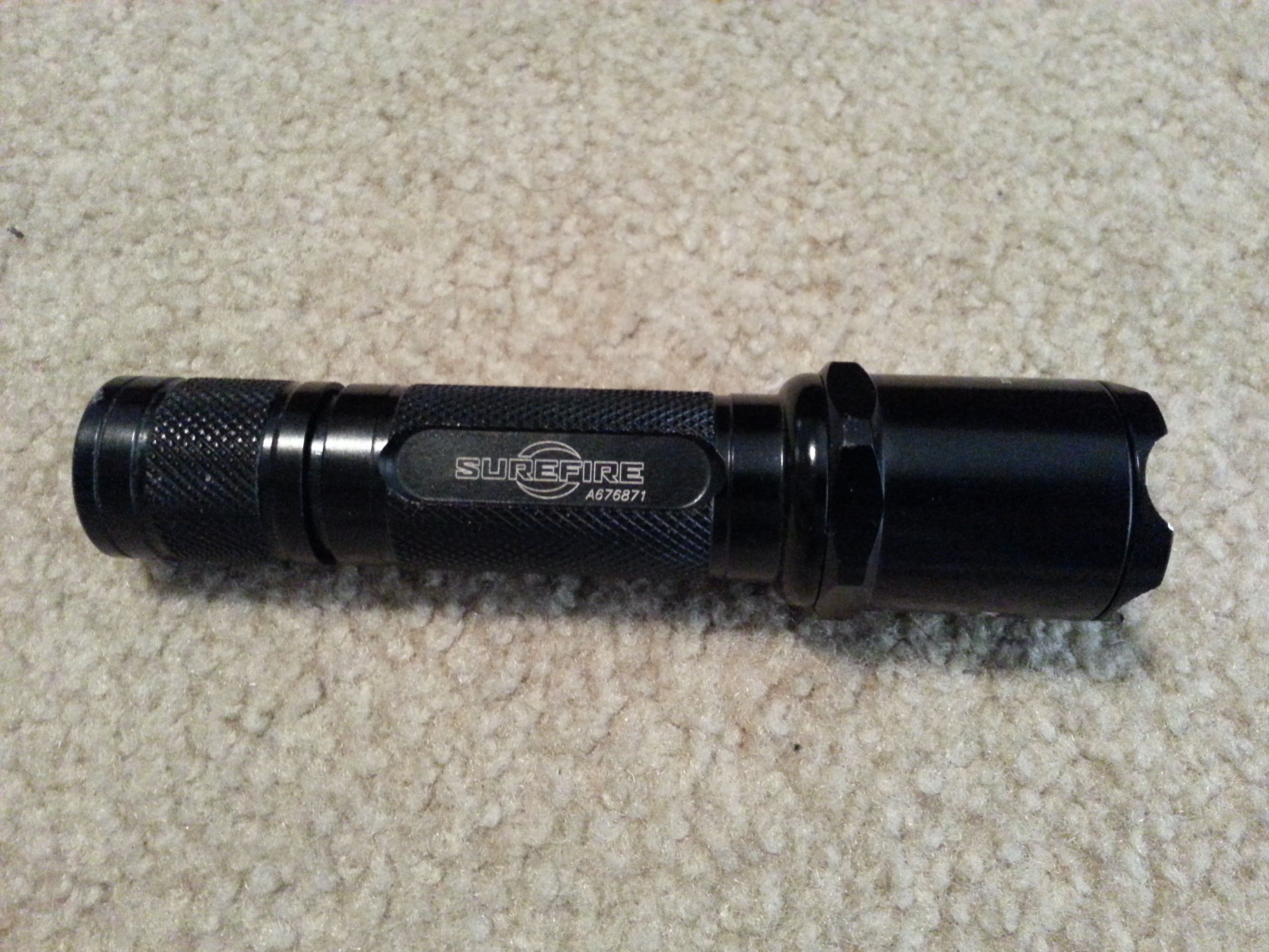 個人装備 SUREFIRE 6P DEFENDER Surefire 6PX Defender Flashlight LED 2 CR123A Batteries