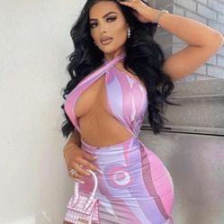 Groovy Halter Top Dress 