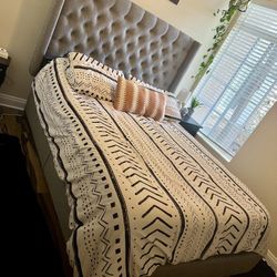 Queen Bed Frame + Box Spring