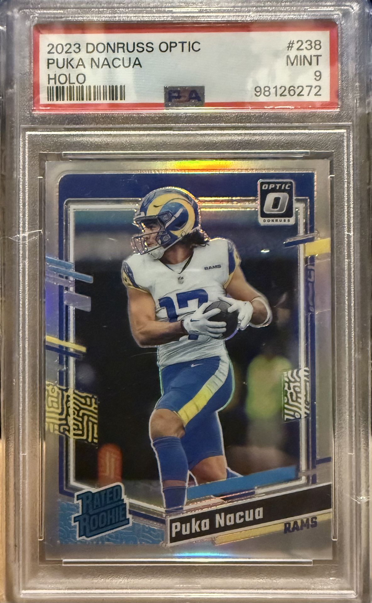 Puka Nacua Psa 9 Holo Rookie