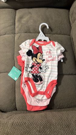 Minnie mouse onesie set 0-3 months
