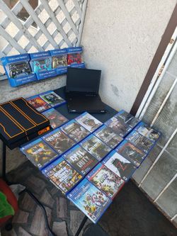 $800! All... or separate $20! To $30! Per Game. $250! Monitor. $40! Per control. $210 PS4 Edition with games installed & 1 Control trade are welcome