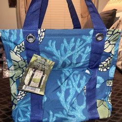 Hawaiian STURDY Tote Bag w/TURTLES 