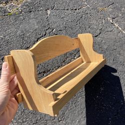 Wood hanging rack 