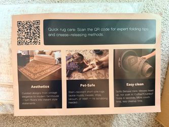 Wayfair 5’7’ machine washable 100% polyester area rug