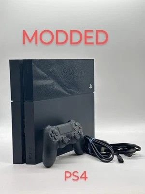 PS4 MOD with 4TB HARD DRIVE INCLUDING OVER 150 PS4 GAMES and Thousands Of Retro Games