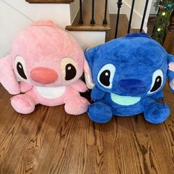 Stitch Plush and Two claw Machines