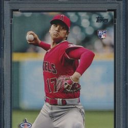 2018 TOPPS CHROME UPDATE ROOKIE CARD SHOHEI OHTANI HMT32 PSA10