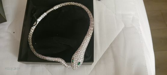 Sterling silver necklace.