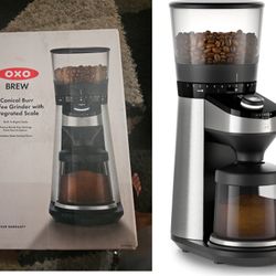 OXO Brew Conical Burr Coffee Grinder with Scale