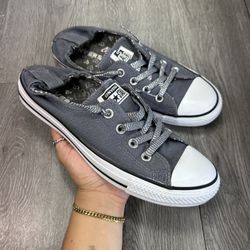 Converse Womens Shoreline 560863F Dark Gray Slip On Sneakers Shoes Size 10