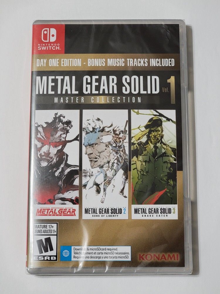 Metal Gear Solid 1 Master Collection For Nintendo Switch 