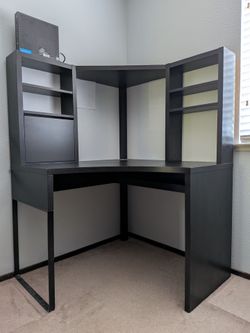 Large Corner Desk with Hutch & Storage (Sunnyvale)