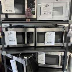 30” Over The Range Microwaves $179-$479