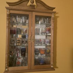 Shot Glass Collection In 8 Cabinets