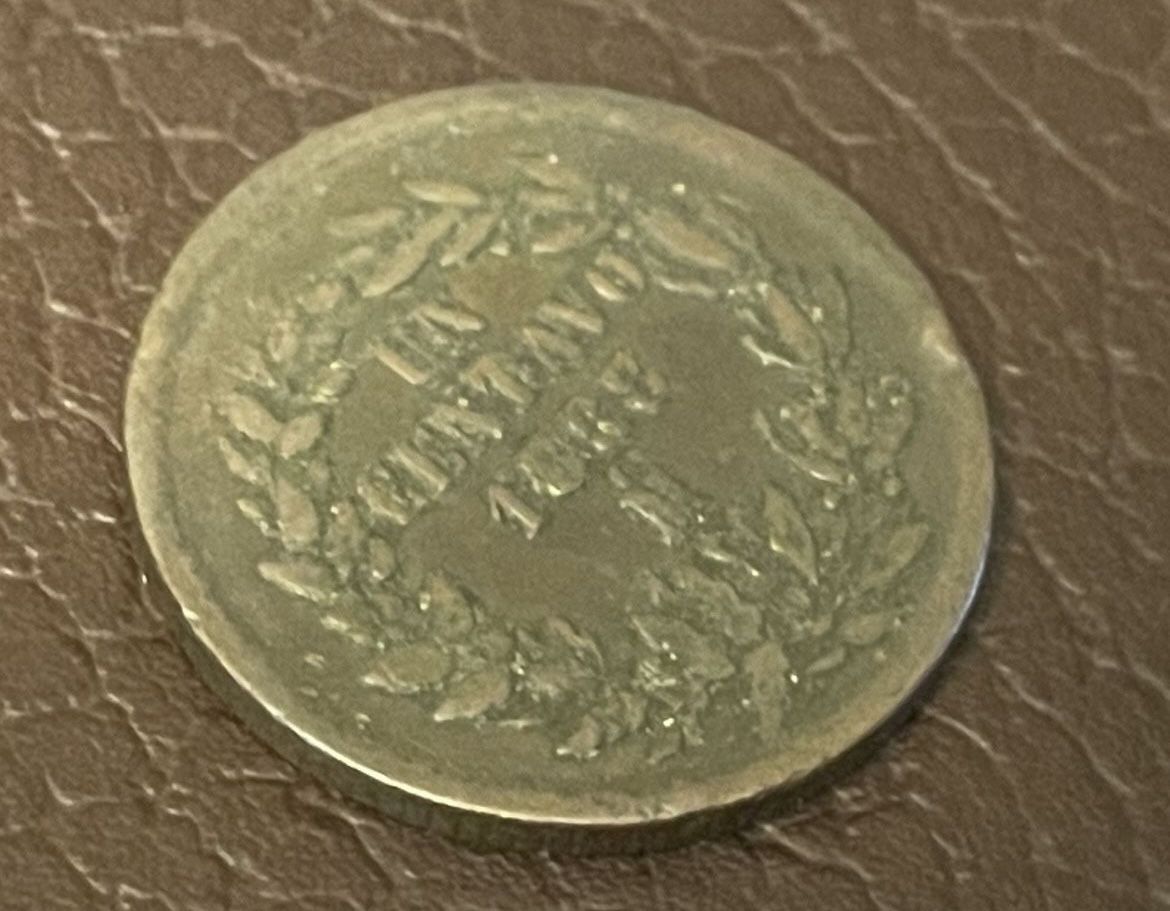 Un centavos 1888 , Antique Coin Of Mexico