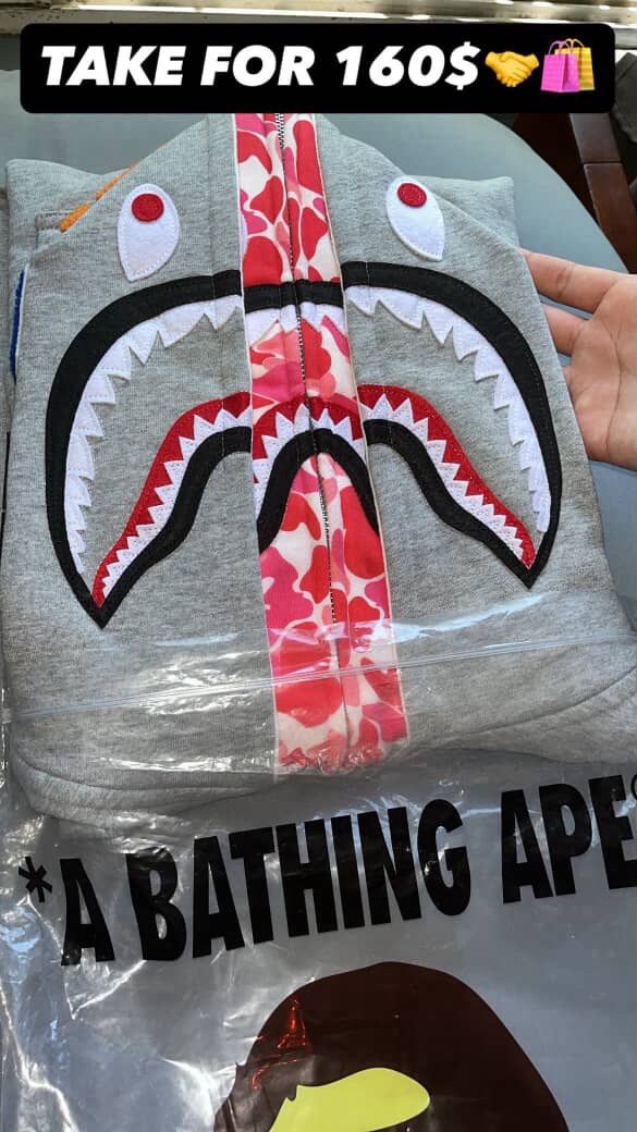 Bape Double Zip Up