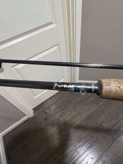 Custom rain shadow spinning rod